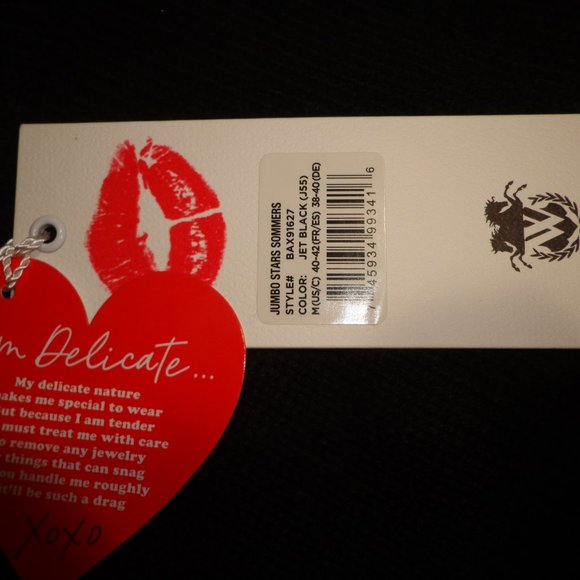 NWT Wildfox | Jet Black & White Jumbo Stars Sommers Crewneck Sweater - Picture 13 of 13